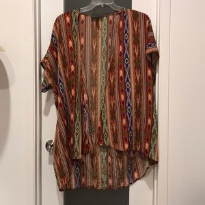Tribal Print Kimono